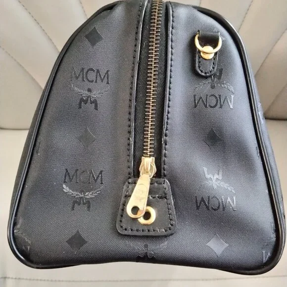 MCM Black Boston Bag - Picture 7 of 9